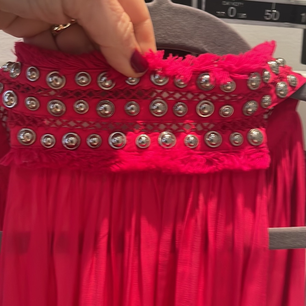 Ramy Brook studded halter neck blouse